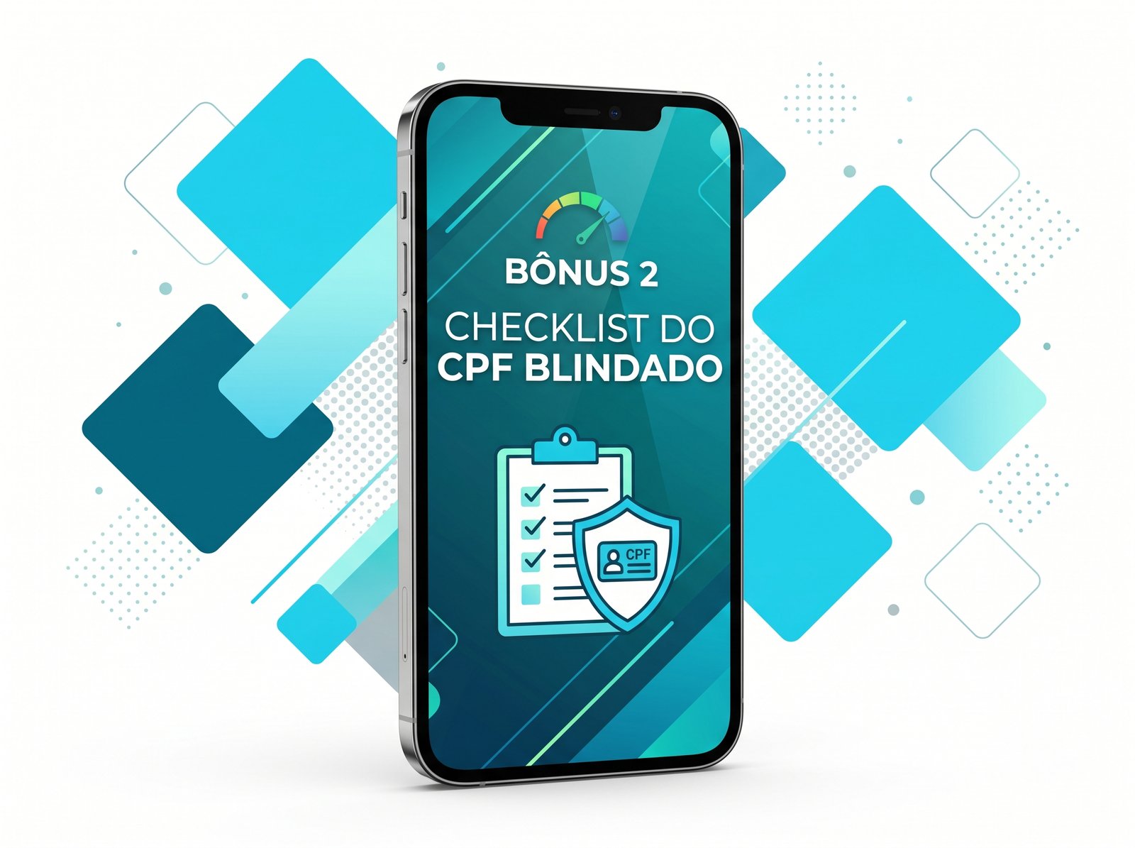 Mockup Bônus 2: Checklist do CPF Blindado